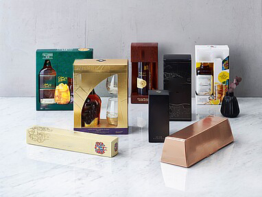 Gift packaging in the form of complete custom designs